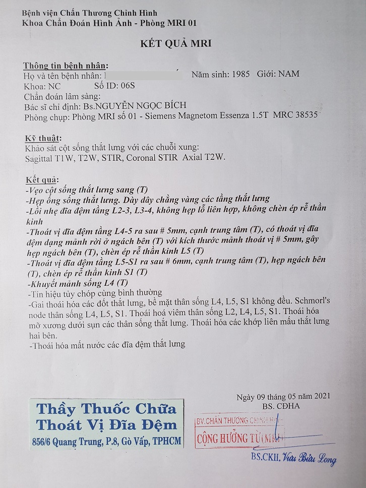 Thuốc thoát vị đĩa đệm